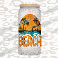 Beach - Glass Can Wrap