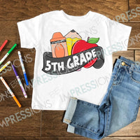 5th Grade - Crayon, Pencil, Apple