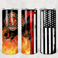 Firefighter - Tumbler Wrap