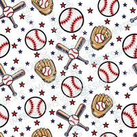 Balls Bats and Gloves Pattern