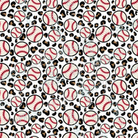 Baseball Leopard Pattern Small