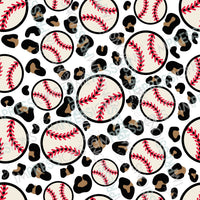 Baseball Leopard Pattern