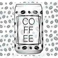 COFFEE Beans Glass Can Wrap