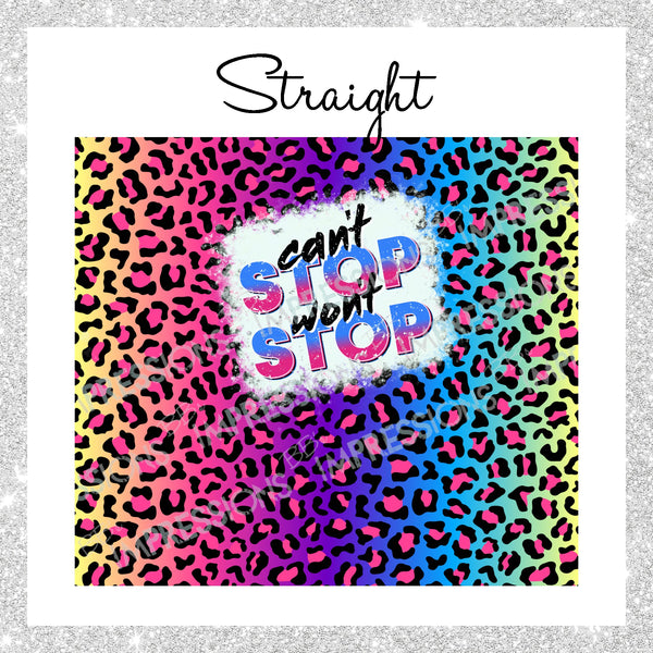 DIGITAL DOWNLOAD - Can't Stop Won't Stop Rainbow Leopard