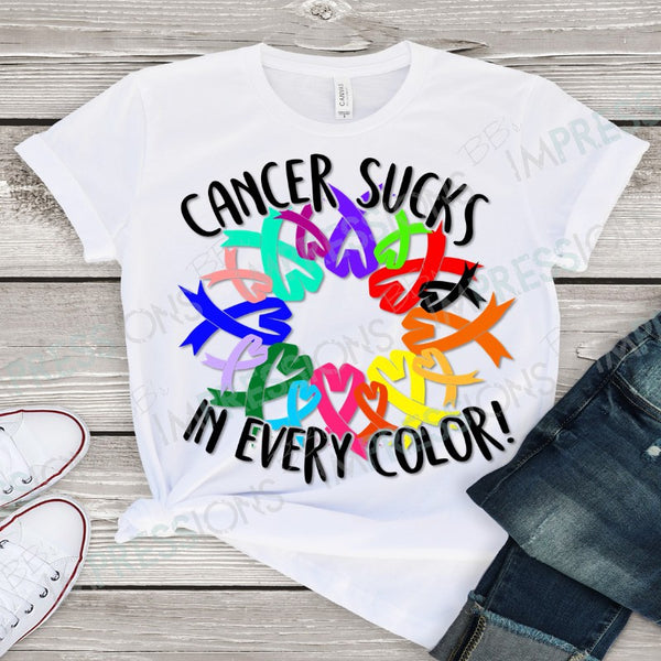 Cancer Sucks in Every Color
