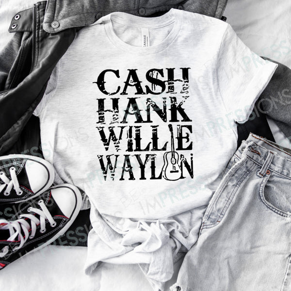 Cash Hank Willie Waylon