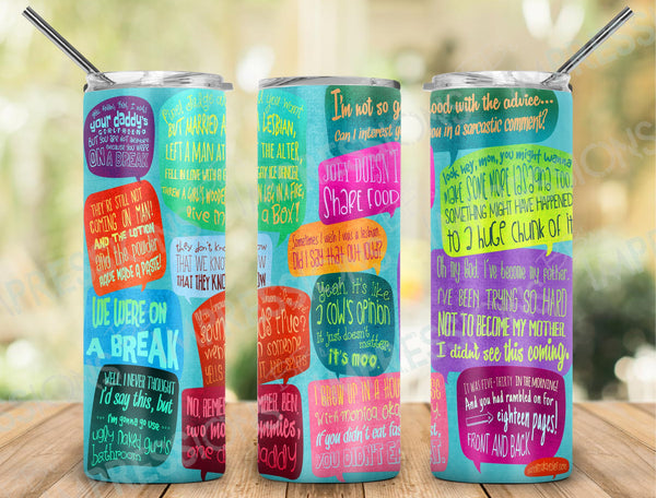 Did I Say That Out Loud? - Tumbler Wrap