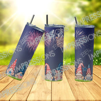 4th of July Gnomes - Tumbler Wrap