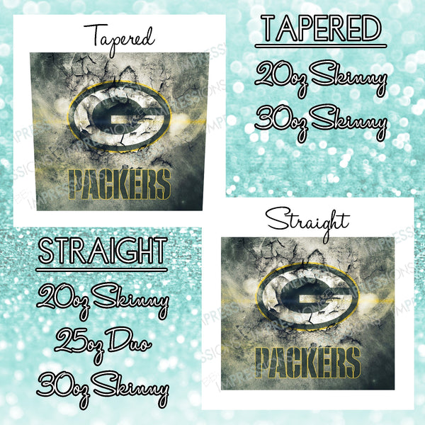 Packers Distressed - Tumbler Wrap