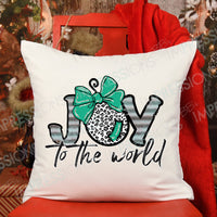 Joy to the World - Gray & Teal