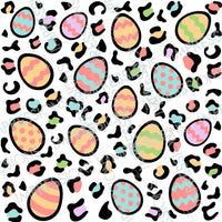 Leopard Easter Eggs Pattern