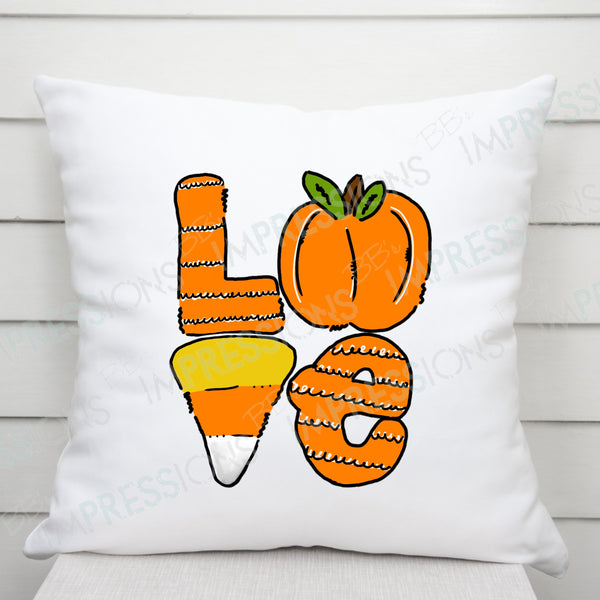 Love Pumpkin And Candy Corn