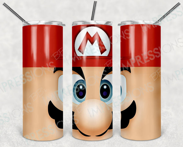 Mario Face - Tumbler Wrap