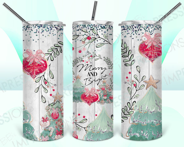 Merry and Bright - Tumbler Wrap