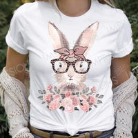Floral Bunny w/ Glasses