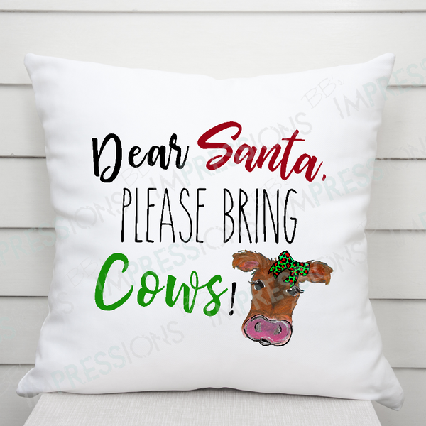 Dear Santa, Please Bring Cows