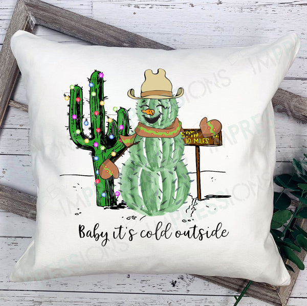 Baby It's Cold Outside - Cowboy Cactus