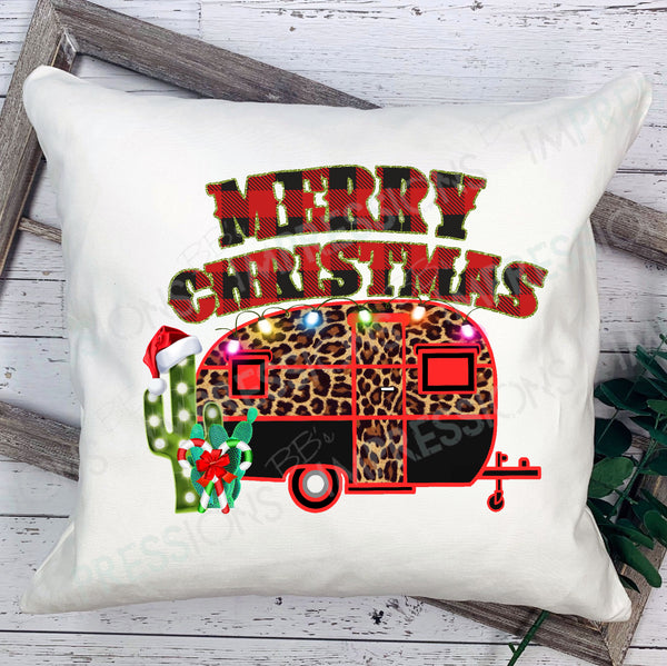 Merry Christmas - Leopard Camper