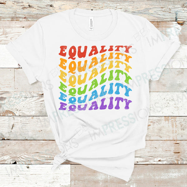 Equality Rainbow Stacked
