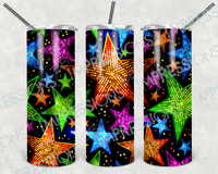 Star Disco - Straight Tumbler Wrap