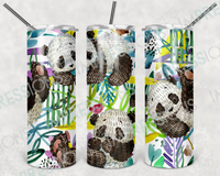 Pandas! - Straight Tumbler Wrap