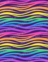 Rainbow Zebra Pattern