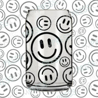 Smiley Glass Can Wrap