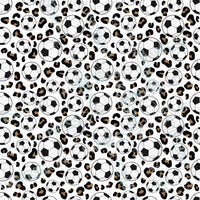 Soccer Ball Leopard Pattern Small