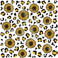 Sunflower Leopard Pattern