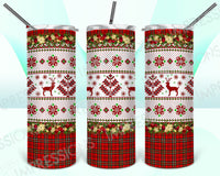 Sweater and Plaid - Tumbler Wrap