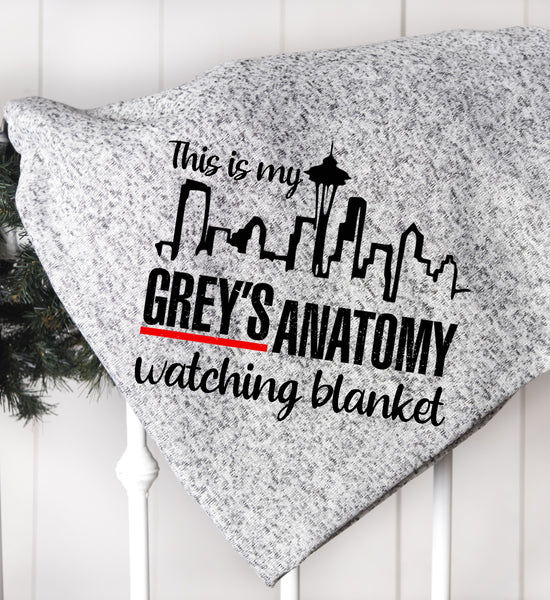 This Is My Grey's Anatomy Watching Blanket