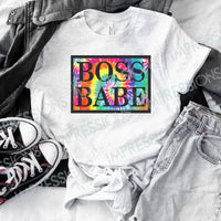 Boss Babe - Tie Dye