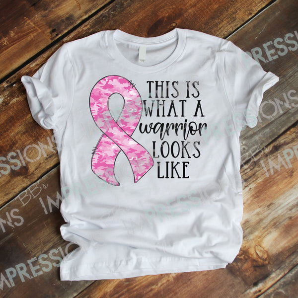 Warrior Ribbon - Breast Cancer Awareness