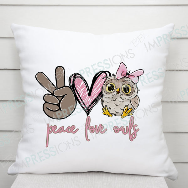 Peace Love Owls - Girl